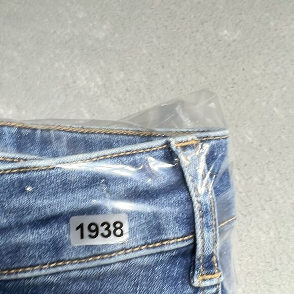Free People We The Free Skinny Jeans Size 29 Medium Wash Retro 80s Y2K - Picture 12 of 12
